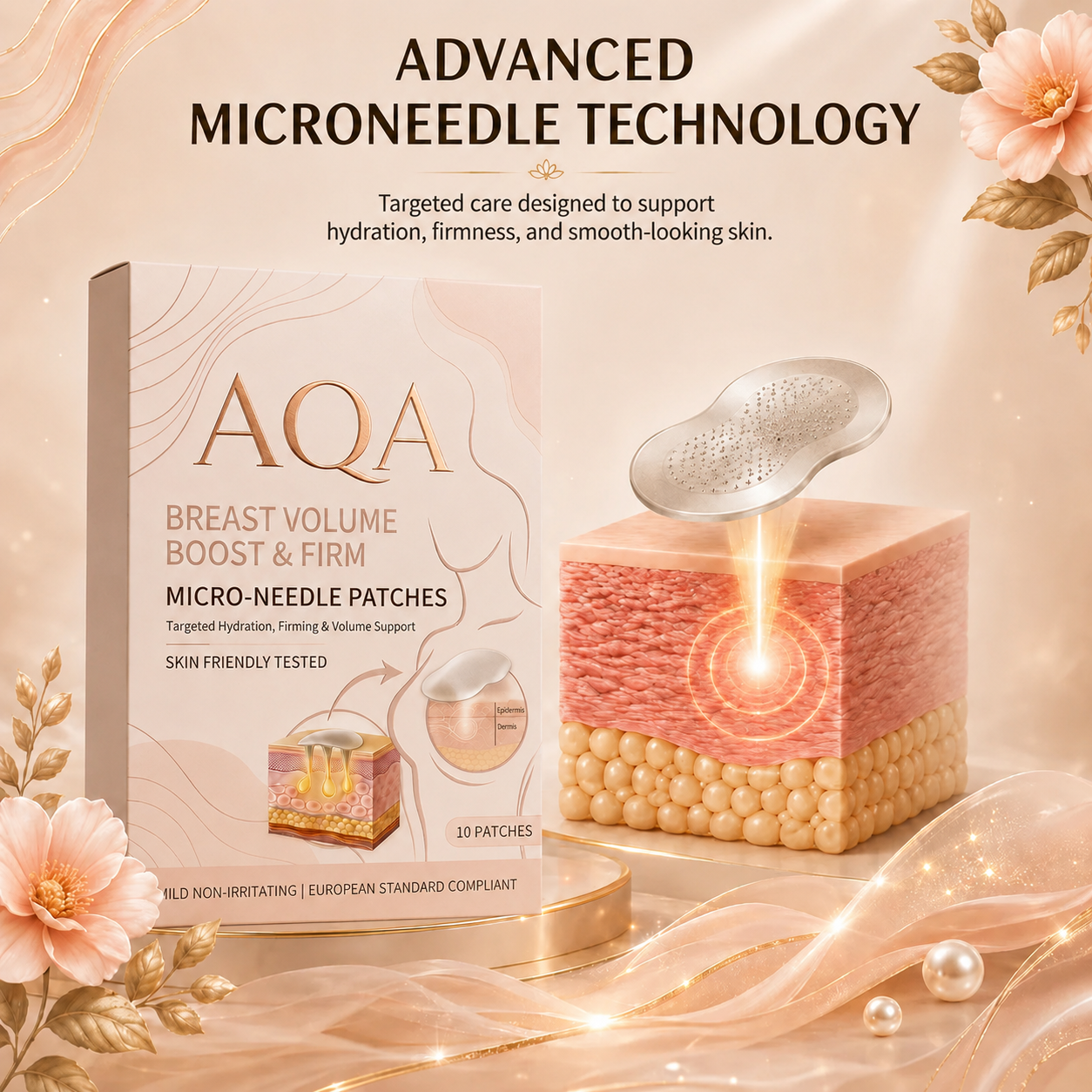 Breast Enhance Mentmicroneedle Patch